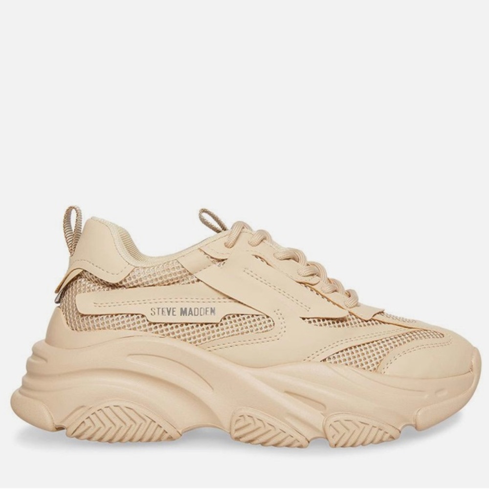 Tan Women’s Steve Madden Possession Sneakers